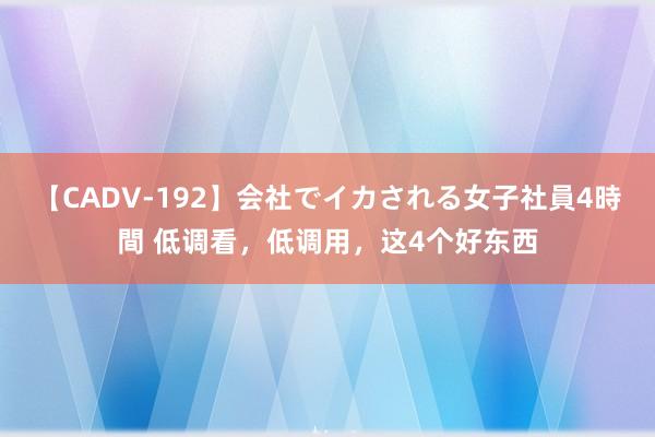 【CADV-192】会社でイカされる女子社員4時間 低调看，低调用，这4个好东西