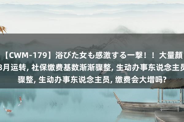 【CWM-179】浴びた女も感激する一撃！！大量顔射！！！ Part3 8月运转, 社保缴费基数渐渐骤整, 生动办事东说念主员, 缴费会大增吗?