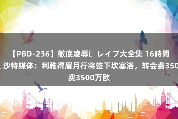 【PBD-236】徹底凌辱・レイプ大全集 16時間 第2集 沙特媒体：利雅得眉月行将签下坎塞洛，转会费3500万欧